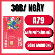 ( Miễn Phí Tháng Đầu ) SIM 4G LOCAL A79 - 3GB/ 1 ngày Data Tốc Độ Cao - Chuyên DÙng Cho Khách Du Lịc