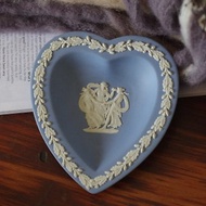金銀寶貝 英國製經典瓷器 WEDGWOOD 藍白神話浮雕盤 w409