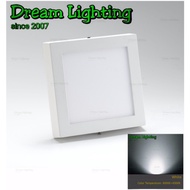 (x6pcs) 12W 7-Inch LED Light Surface Downlight Square Daylight (White)x6pcs) 12W 7-Inch LED Light Surface Downlight Squa
