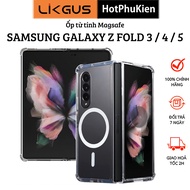 Ốp lưng chống sốc trong suốt hỗ trợ sạc Magsafe cho Samsung Galaxy Z zFold 4 / Fold 5 6 7 hiệu Likgu