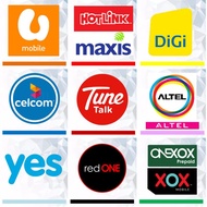 RM5 RM10 RM20 PIN TOPUP RELOAD HOTLINK MAXIS, DIGI, UMOBILE, YES, REDONE, ALTEL, XOX, TUNETALK RM5 R