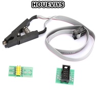 HOUEVIYS SOIC8 SOP8 Flash Chip IC Test Clip, SOIC / SOP Pin for BIOS/24/25/93 Flash Chip IC Test Cli