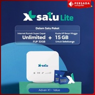 Advan X1 Modem Router WiFi XL SATU Lite Internet Unlimited +Kuota 15GB