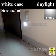 (High Quality 1.5watt LED) Plug in 3pin 1way Wall Light/Step Light/ Night Light Energy saving.