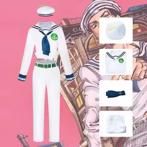 Anime JOJO's Bizarre Adventure Jojolion Higashikata Cosplay Costume Josuke Gappy Women Men School Sa