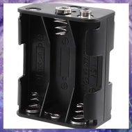 [P K A M] Double Side Spring 6 x 1.5 V AA Battery Holder Case Box Black