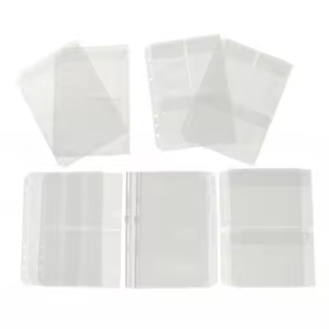 Organizer Bag A5 A6 Size Binder Filler Sticker Storage Bag Notebook Binder Loose Leaf Bags Binder Po