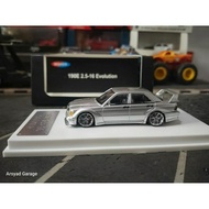 Mercedes Seeker Diecast benz 190e Silver Minus Rearview Mirror and Front Emblem Swap Rim