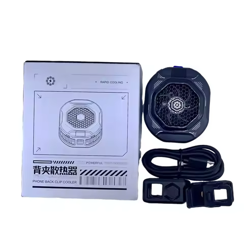 TH12 AI 24W Semiconductor Phone Cooler Magnetic Ice Cooling Strong Fast Chill Clip-on Gaming Cooler 