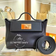 Hermes Mini2424 Nior 89 ghw 2424mini 黑色金扣