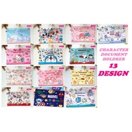 CHARACTER A4 DOCUMENT HOLDER*FILE*ZIP*BIG CAPACITY*FOLDER*PORTFOLIO*CARTOON*TSUM TSUM*SNOOPY*MY MELO