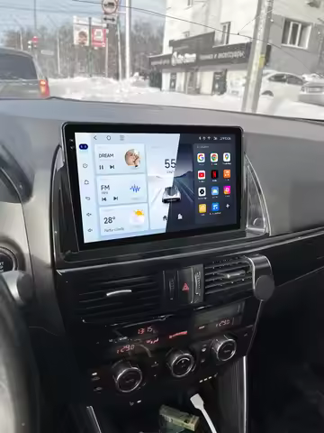 For Mazda CX5 CX-5 2012-2015 Android 15 Car Radio 2K Stereo GPS AI Voice Viedo Player Qualcomm DSP 4