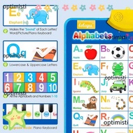 OPTIMISTI Electronic Alphabet Wall Chart, Sound Effects Musical Features Talking ABC Poster, Creativ