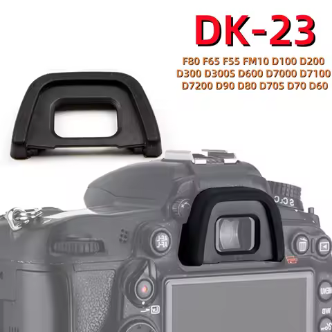Soft Silicone DK-23 Camera Eyecup Viewfinder Protector for Nikon D200 D600 D7000 D7100 D7200 D90 D80
