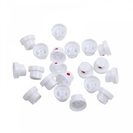 Set of 20 White Plastic Spray Nozzle Covers for Bottles Suitable for Spray Paint