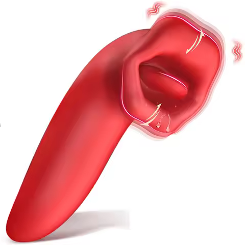Powerful Vibrator Women Masturbation Tongue Licking Nipple Vagina Clitoris Stimulator G Spot Anal Vi