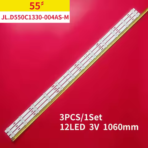 LED strip 12 lamp for Kioto Ssm551291 Mg4s55x Ssm501200f Ple-55s08fhd L55M5-AD JL.D550C1330-004AS-M-