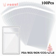 ROXUL 100 Sheets PSA BGS Card Brick Film, Durable Waterproof PSA BGS Slab Sleeve,  Transparent Stron