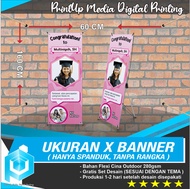 CETAK SPANDUK BANNER BALIHO X BANNER WISUDA FREE DESAIN CUSTOM