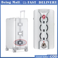 TSA007 Combination Suitcase Lock 3 Digit Zipper Luggage Padlock