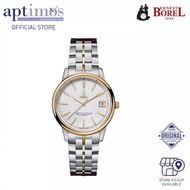[Aptimos] Ernest Borel Yally LB5680-25111 Silver Dial Women Automatic Bracelet Watch