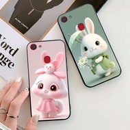 Case for oppo f5 / oppo f5 youth / oppo f7 / oppo f9 with cute rabbit print