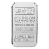 Johnson Matthey 1 oz silver bar