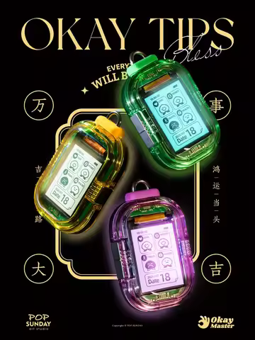 Original POP SUNDAY OK Tips Essential for Cyber Trends Seeking Mysterious Fortune Pendant Okay Maste