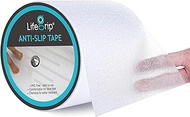 LifeGrip Anti Slip Transparent Anti Slip Tape, 6 inch by 38 feet, Non-Slip Traction Grip Tape to Tub