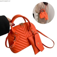 HSV 2023 NEW Shell Bag Shoulder Bag Trendy Bag for Girl Women Solid Color Handbag