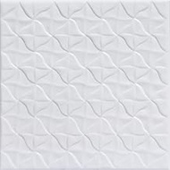 A La Maison Ceilings R55 Granny's Pinwheel Foam Glue-up Ceiling Tile (256 sq. ft./Case) Pack of 96, 