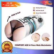 YAOYAO- COMFORT AGE 18 Male Masturbator Cup Double Head 3D Real Textured Vagina and Mouth Detachable Pocket P-ussy JIUAI Sex Toys for Boys Sex Toys for Men free lubricant
