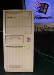 【窮人電腦】跑Win98系統的稀有古董586遊戲用電腦主機出清！雙北親運裝機外縣可寄！