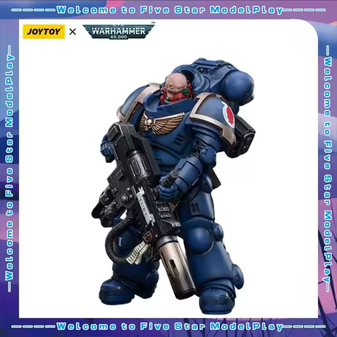 【FS】JOYTOY Warhammer 40K Scale 1/18 Action Figures Ultramarines Primaris Eradicator 1 Models Toys Gi