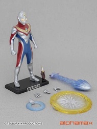 LY Sa Stock Alphamax Ultraman Dyna Action Figures Collection Model Toy Cloth Clothes Luminous UBURA