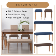 Alora Furniture - LENORE Bench Chair / Long Bench Chair / Dining Chair / Bench Sofa / Bench Cushion 