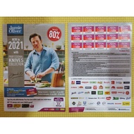 Aeon Jamie Oliver 2021 Knives Collection stickers stamp 15pcs