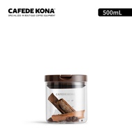 Cafede Kona - Glass Airtight container seal can coffee bean storage multifunction storage can