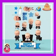 ✒ ◷ ✅ Baby Boss Cake Topper | Cake Topper [set] | Baby Boss cup cake toppers | Set  hdsph