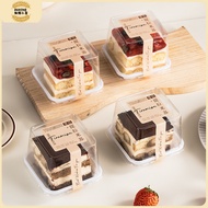 50pcs Melaleuca Cake Cut Packaging Box Mousse Box Tirami Packaging Box Cake Cut Packaging Box Packag