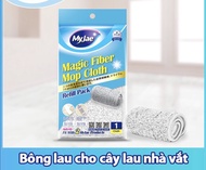 Bông lau MyJae sợi Mircofiber thấm hút tốt ( cho cây lau nhà tự vắt phẳng và cây lau nhà tự vắt