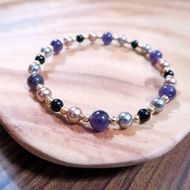 神秘國度 ◆ purple - 施華洛世奇水晶珍珠 / 天然礦石 / 手鍊 手環 禮物客製設計