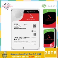 Seagate IronWolf Pro 20TB 3.5 HDD ST20000NE000 7200 RPM 256MB Cache SATA 6Gb/s Internal Hard Drive N