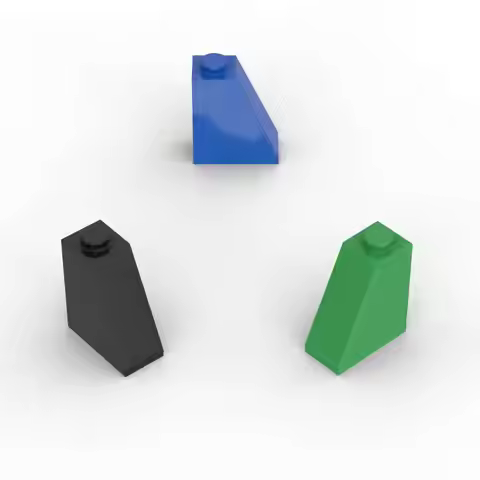 MOC 10PCS Slope 60481 65 2x1x2 Building Blocks Kit Slope House Bricks Particle Puzzle Idea DIY Toys