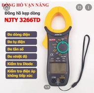 Ampe kìm Đồng hồ kẹp dòng vạn năng NJTY 3266TD đo tụ tần số nhiệt độ điện trở điện áp
