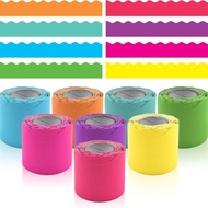 Hari Guru/Hari Raya Aidilfitri Solid Color Waterproof Bulletin Board Border Sticker Bulletin Board B