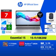 HP Notebook AMD Ryzen 7 7735HS | AMD Radeon 860 | 16GB/512GB | 15.6" FHD | Win11 | MS24 | 2Yrs 15-fc