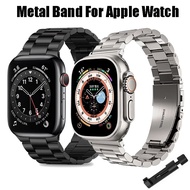 Stainless Steel Strap For Apple Watch Band 41mm 45mm Ultra 49mm 40mm 44mm Watch Strap Metal Bracelet For Iwatch Series 8 7 6 5 4