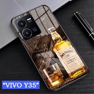 Softcase Glass Kaca VIVO Y35 - Casing hp VIVO Y35 [ S95 ].