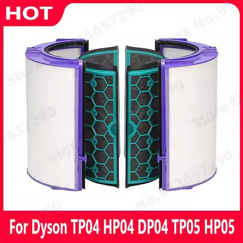Carbon Filter for Dyson TP04 HP04 DP04 TP05 HP05 Pure Cool Hepa Purifier Sealed Two Stage 360 Degree